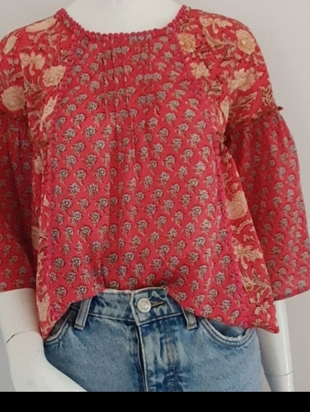 Rachel Zoe Pink Boho Top